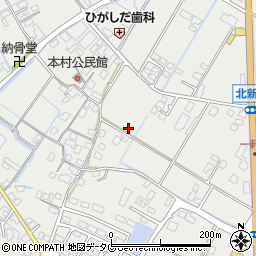 熊本県宇城市小川町北新田496周辺の地図