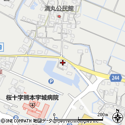 熊本県宇城市小川町北新田91周辺の地図