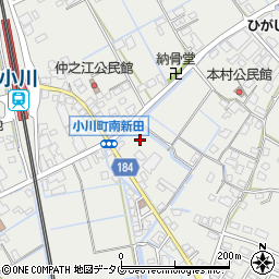 熊本県宇城市小川町北新田578周辺の地図