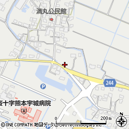 熊本県宇城市小川町北新田92周辺の地図