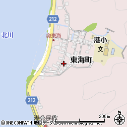 宮崎県延岡市東海町183周辺の地図