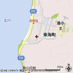 宮崎県延岡市東海町159-32周辺の地図