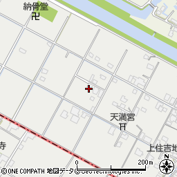 熊本県宇城市小川町住吉周辺の地図