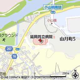 延岡共立病院（伸和会）周辺の地図