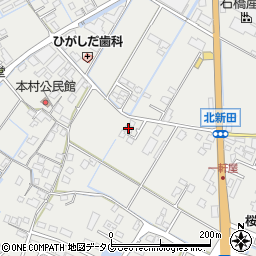 熊本県宇城市小川町北新田485周辺の地図