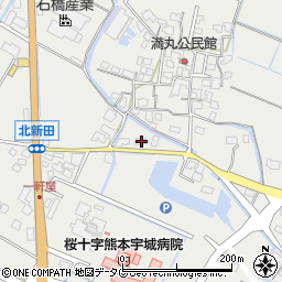 熊本県宇城市小川町北新田91-23周辺の地図