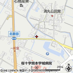熊本県宇城市小川町北新田91-10周辺の地図