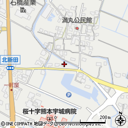 熊本県宇城市小川町北新田91-5周辺の地図