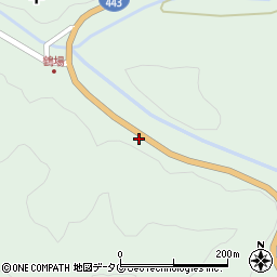 熊本県下益城郡美里町中1601周辺の地図