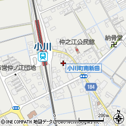 熊本宇城農業協同組合　小川農機センター周辺の地図