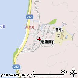 宮崎県延岡市東海町159-7周辺の地図