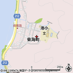 宮崎県延岡市東海町170-4周辺の地図