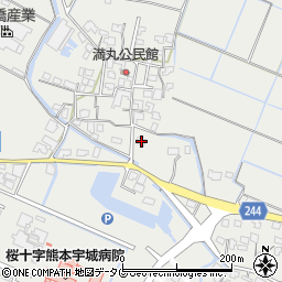 熊本県宇城市小川町北新田110周辺の地図