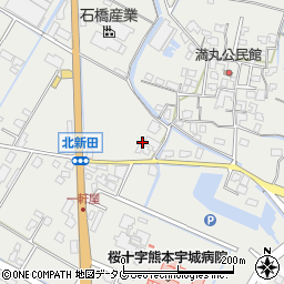 熊本県宇城市小川町北新田420周辺の地図