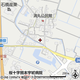 熊本県宇城市小川町北新田99周辺の地図