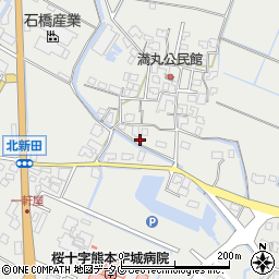 熊本県宇城市小川町北新田101周辺の地図