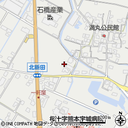 熊本県宇城市小川町北新田422周辺の地図