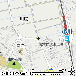 赤帽小川急配周辺の地図