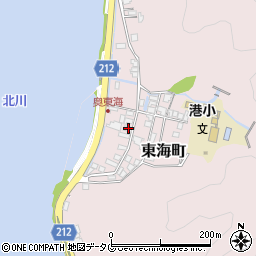 宮崎県延岡市東海町161-4周辺の地図