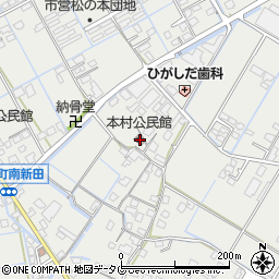 熊本県宇城市小川町北新田631周辺の地図