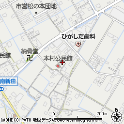 熊本県宇城市小川町北新田629周辺の地図