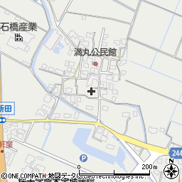 熊本県宇城市小川町北新田143周辺の地図