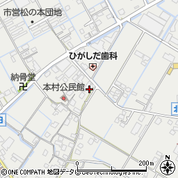 熊本県宇城市小川町北新田622周辺の地図