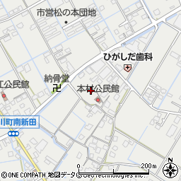熊本県宇城市小川町北新田636周辺の地図