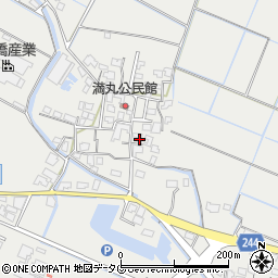 熊本県宇城市小川町北新田122周辺の地図
