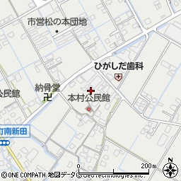 熊本県宇城市小川町北新田641周辺の地図