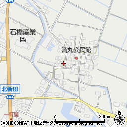 熊本県宇城市小川町北新田172周辺の地図