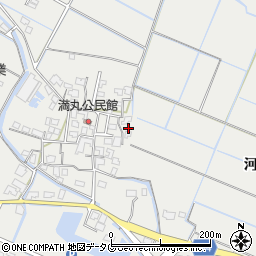 熊本県宇城市小川町北新田128周辺の地図