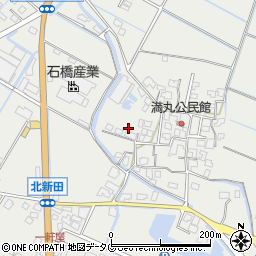 熊本県宇城市小川町北新田166周辺の地図