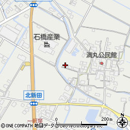 熊本県宇城市小川町北新田158周辺の地図