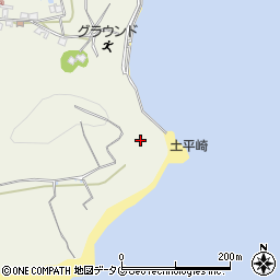 口之津灯台周辺の地図