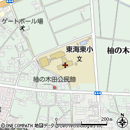 延岡市立東海東小学校周辺の地図