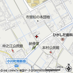 熊本県宇城市小川町北新田660周辺の地図