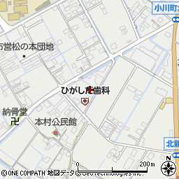 熊本県宇城市小川町北新田479周辺の地図