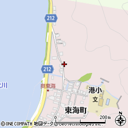 宮崎県延岡市東海町195周辺の地図