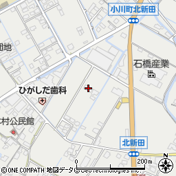 熊本県宇城市小川町北新田452周辺の地図