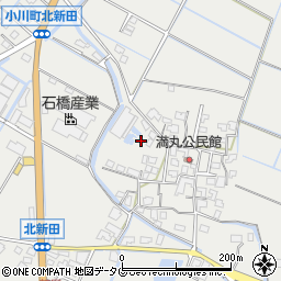 熊本県宇城市小川町北新田165周辺の地図