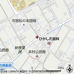 熊本県宇城市小川町北新田646周辺の地図