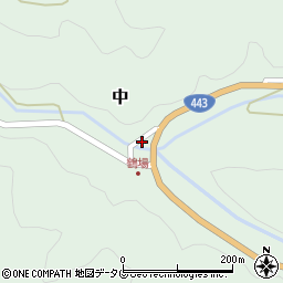 熊本県下益城郡美里町中1172周辺の地図