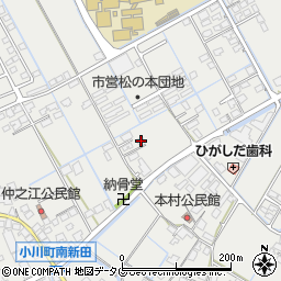 熊本県宇城市小川町北新田658周辺の地図