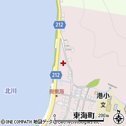 宮崎県延岡市東海町191周辺の地図