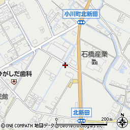 熊本県宇城市小川町北新田434周辺の地図