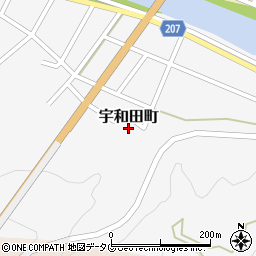 宮崎県延岡市宇和田町803-1周辺の地図