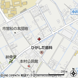 熊本県宇城市小川町北新田703-2周辺の地図