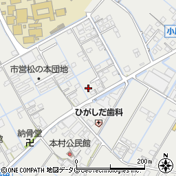 熊本県宇城市小川町北新田703-3周辺の地図