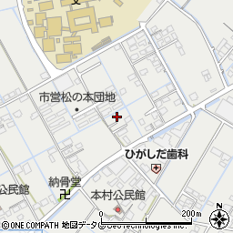 熊本県宇城市小川町北新田701周辺の地図